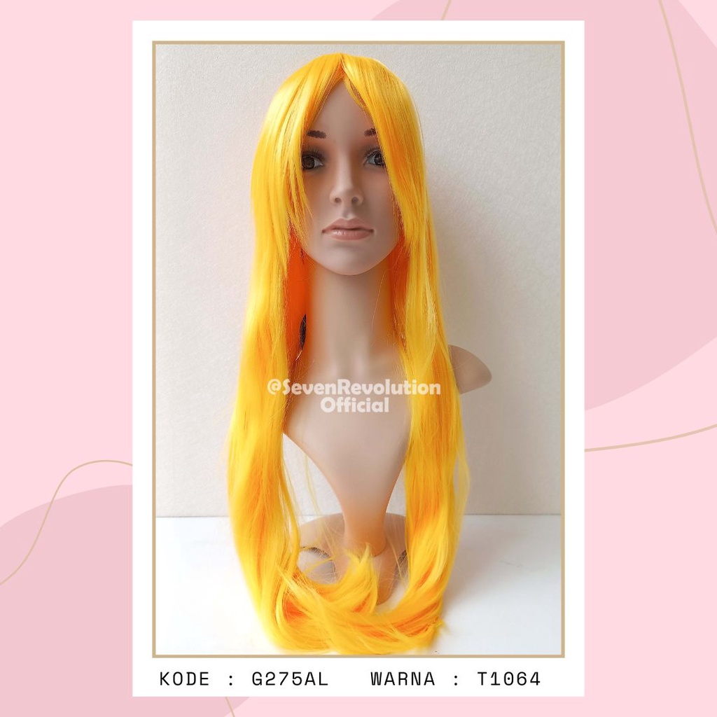 Jual Wig/ Rambut Palsu Panjang Lurus Natural/ Cosplay Warna (G275AL ...