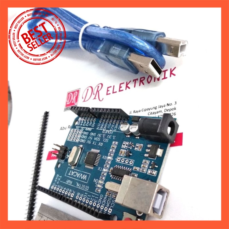 Jual Arduino Uno R3 Atmega328 Smd Atmega 328 Clone Driver Ch340 Cable Shopee Indonesia 4930