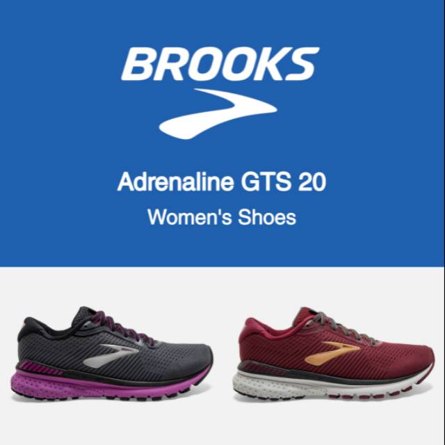 Jual Brooks Adrenaline GTS 20 Women s Running Shoes Shopee Indonesia