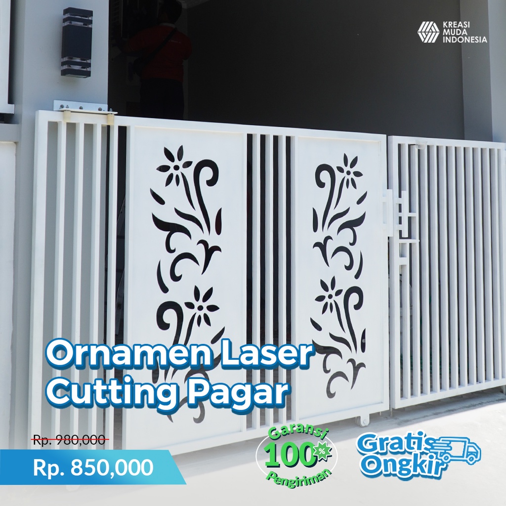 Jual Laser Cutting Pagarpintufasadpartisi Plat Ornamen Besi Grosir Tanpa Finishing Shopee 5239