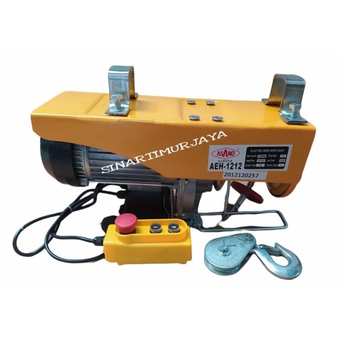 Jual Mini Hoist Electric Hoist Katrol Takel Listrik 1200 Kg 12 M