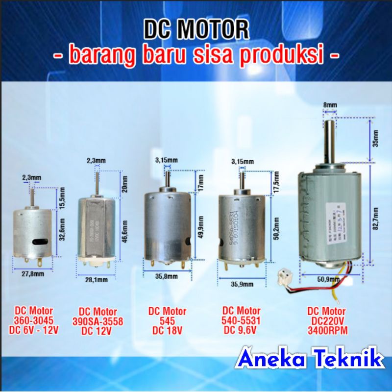 Jual Dinamo Motor Listrik Kipas Fan Motor Dc Ac Shopee Indonesia