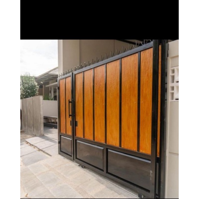 Jual pintu gerbang kombinasi minimalis | Shopee Indonesia