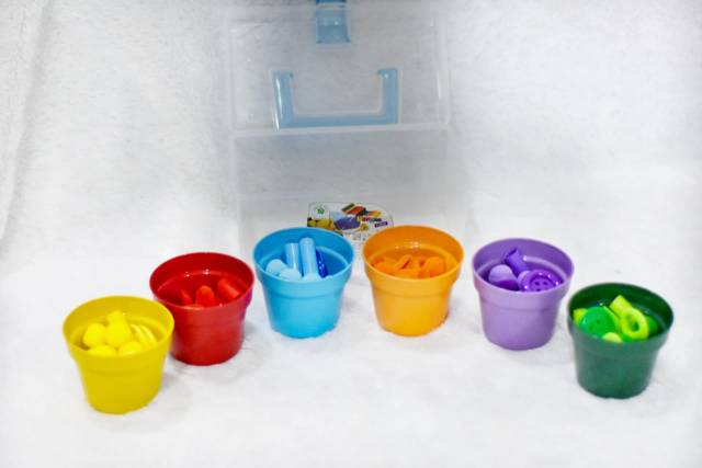 Jual Pot Sorting Warna dan bentuk Mainan edukasi | Shopee Indonesia