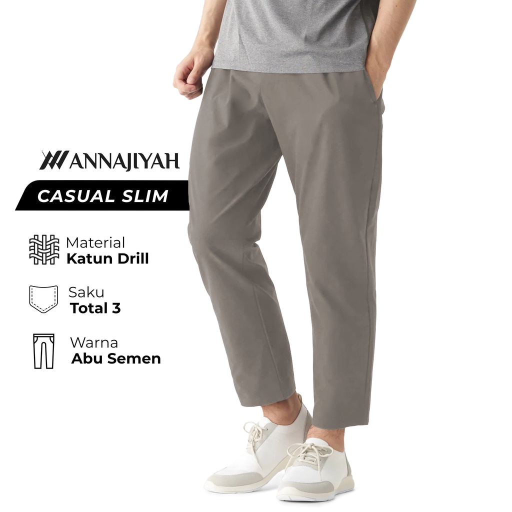 Product image Sirwal Slim Fit Chino Casual Annajiyah Laa Isbaal