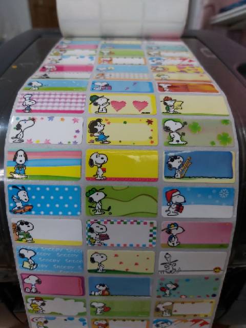 Jual Label nama SNOOPY size S M L | Shopee Indonesia
