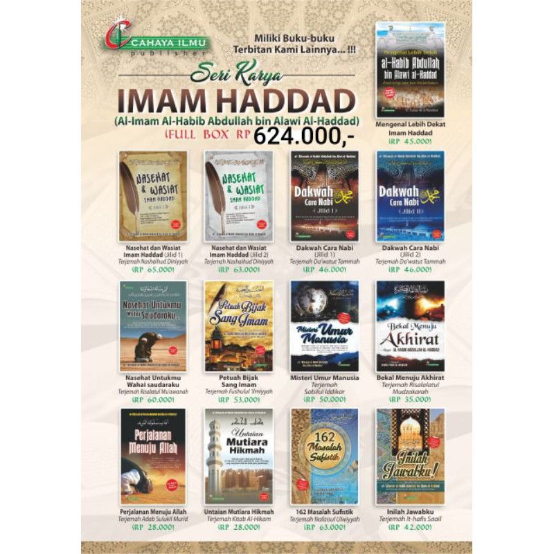 Jual Buku Kitab Silsilah Imam Haddad Shopee Indonesia