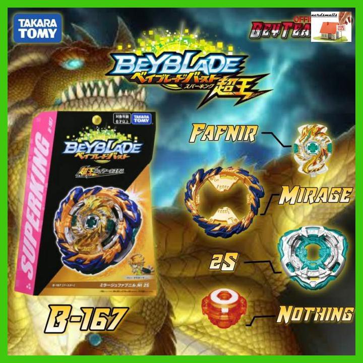 Jual Gnisag- Beyblade Burst B-167 Mirage Fafnir Nothing 2s Original ...