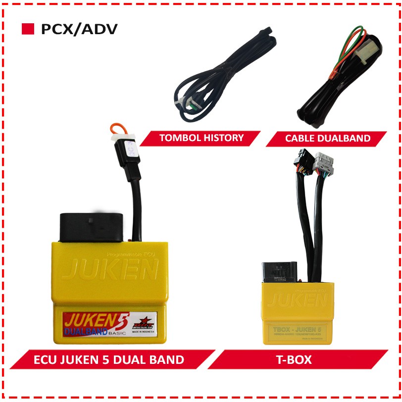 Jual ECU JUKEN 5 PLUS PCX 150 / ADV 150 + TBOX BRT | Shopee Indonesia