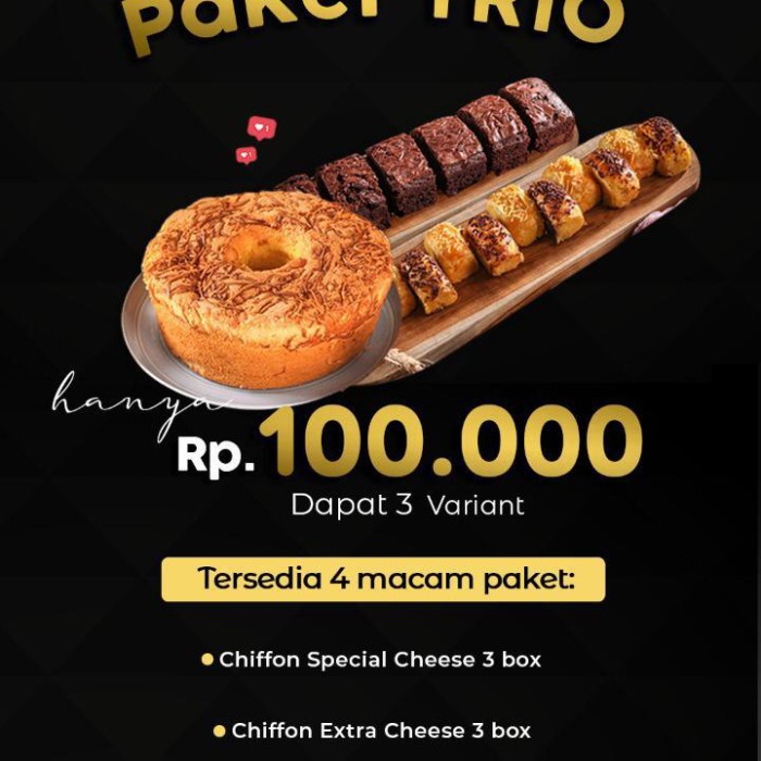 Jual PAKET TRIO JAKARTA CHEESE FACTORY Shopee Indonesia