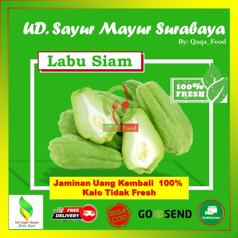 Jual LABU SIAM MANISAH Segar fresh sayur sayuran segar fresh murah 500 ...