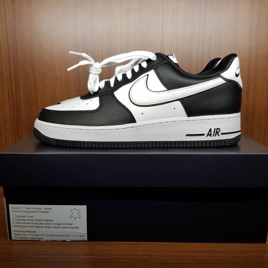 Jual Nike Air Force 1 Low Panda Black White 100 Authentic Shopee Indonesia