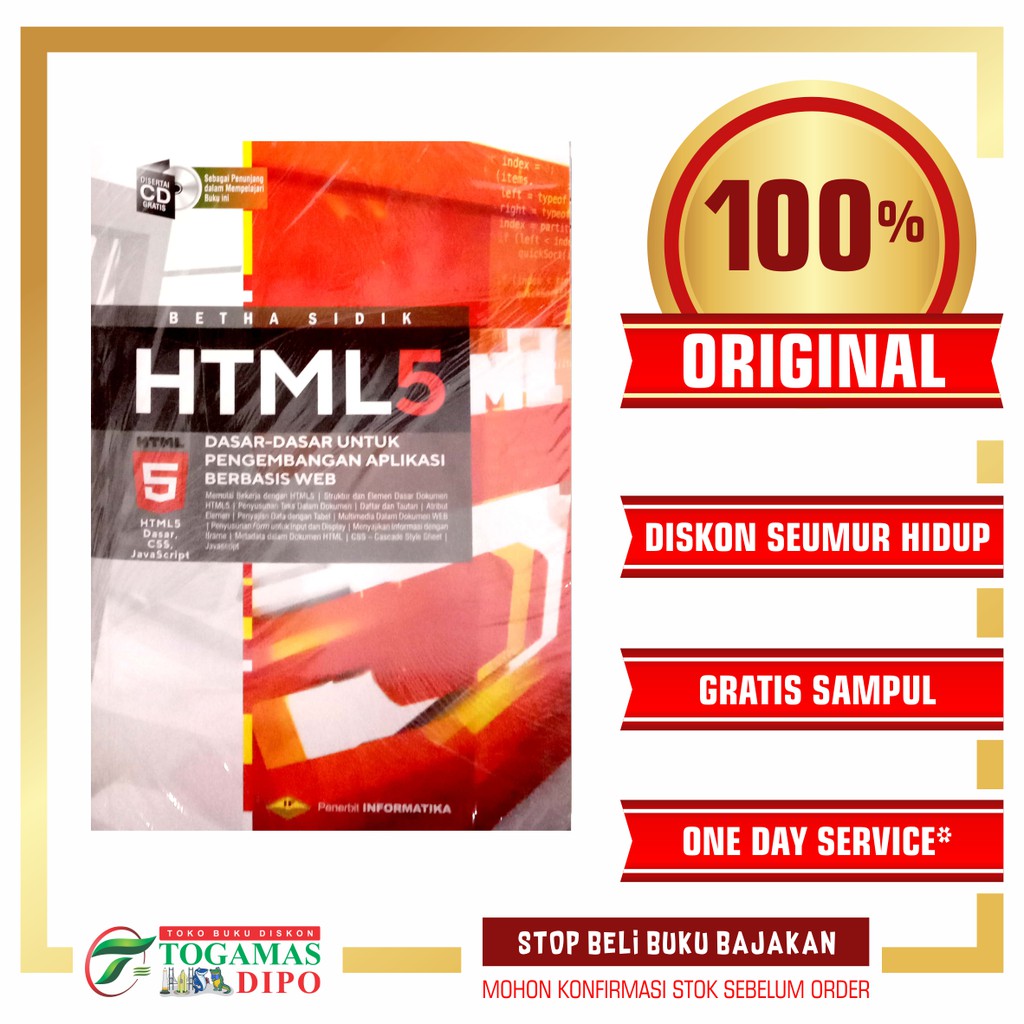 Jual HTML: DASAR DASAR UNTUK PENGEMBANGAN APLIKASI BERBASIS WEB ...