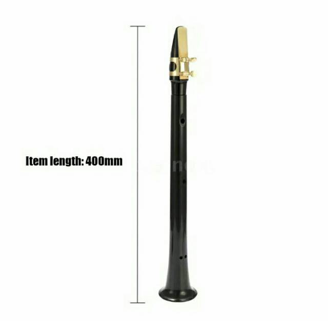 Jual Saxophone saku Saksofon mini warna hitam dengan tas penyimpanan ...