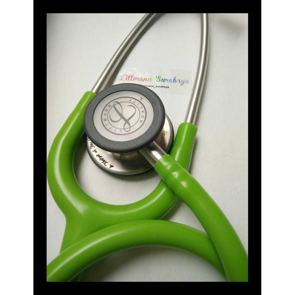 Jual BARU LITTMANN CLASSIC III LIME GREEN STETHOSCOPE 5829 PERLENGKAPAN