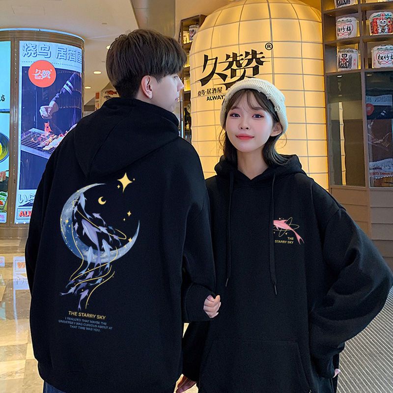 Hoodie couple cheap korean style