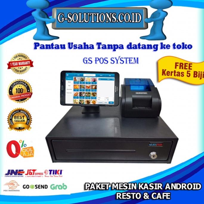 Jual Paket Mesin Kasir Android Gs Pos Resto Program Kasir Android Shopee Indonesia