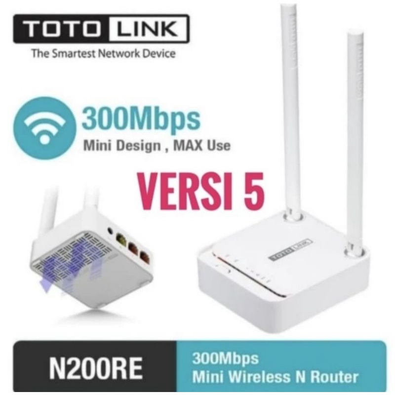 Jual Totolink N200RE 300Mbps Mini wireless N Router V5 | Shopee Indonesia
