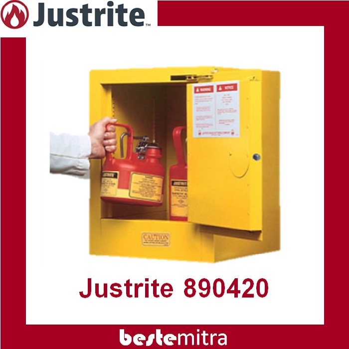 Jual Justrite 890420 Flammable Safety Cabinet 4 Gallon | Shopee Indonesia