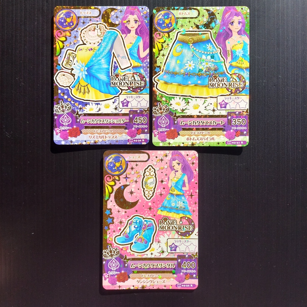 Jual Aikatsu Rare Collaboration with Aikatsu Stars Love Moonrise Set ...