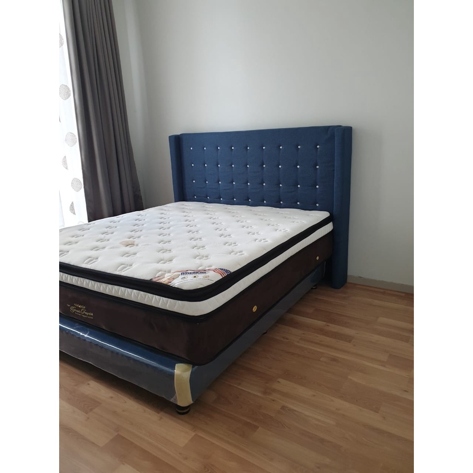 Jual Divan + Sandaran Box Bahan Kain Ukuran 180 x 200 Cm Termurah ...