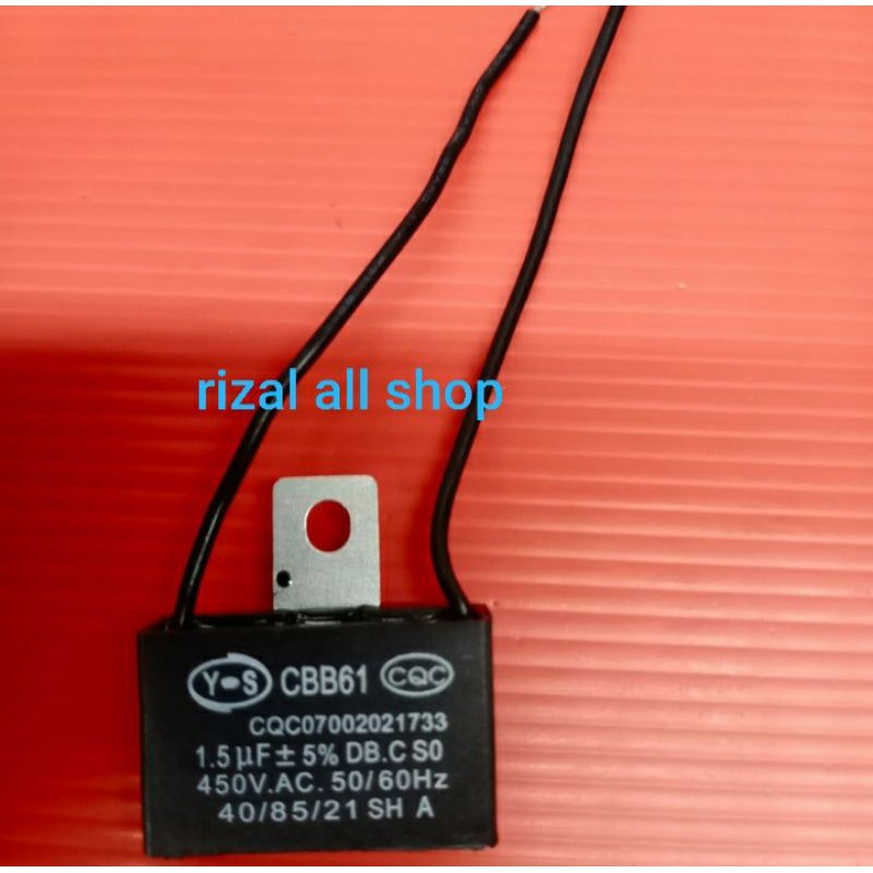 Jual kapasitor kipas angin 1,5uf 450v Shopee Indonesia