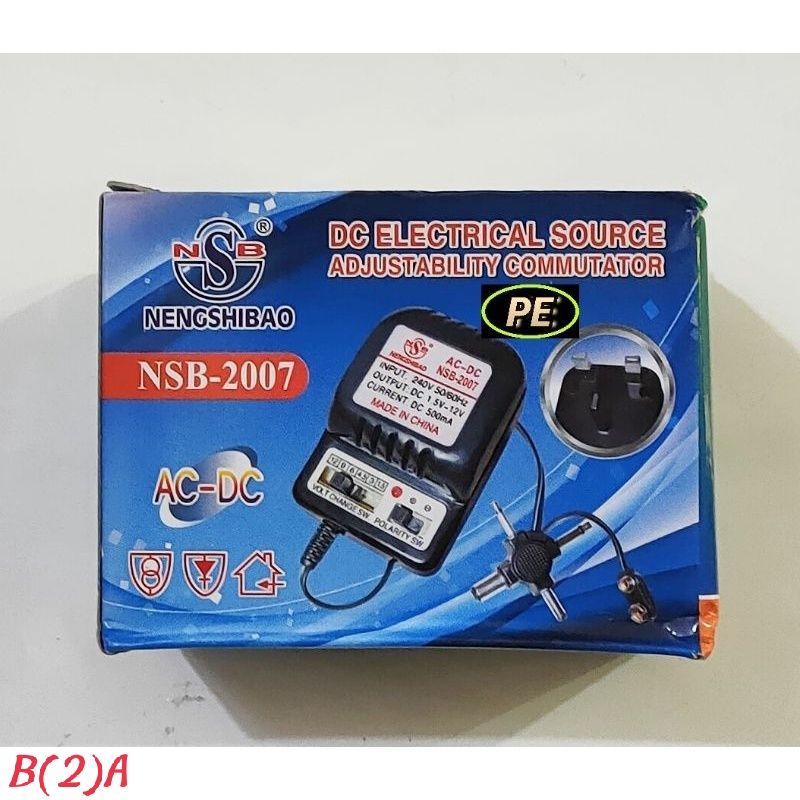 Jual ADAPTOR UNIVERSAL AC-DC 500MA | Shopee Indonesia