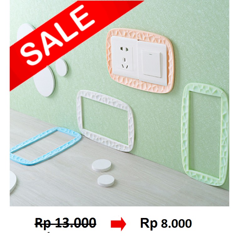 Jual Stiker steker dinding Switch Sticker listrik colokan bahan PVC ...