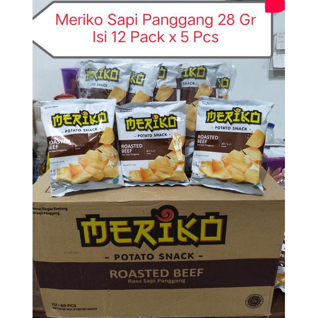 Jual Keripik Snack Merico 1 Pack 12 Pcs Mikako Toyaki Rasa Rumput Laut ...