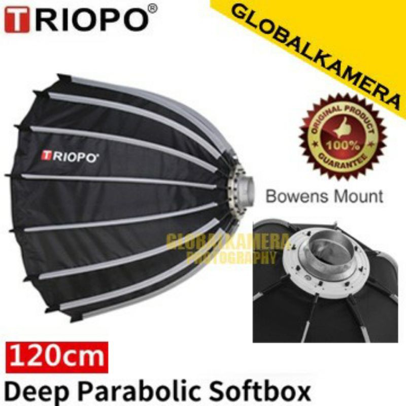 TRIOPO KP2-120 Portable Quick Release Deep Parabolic Softbox