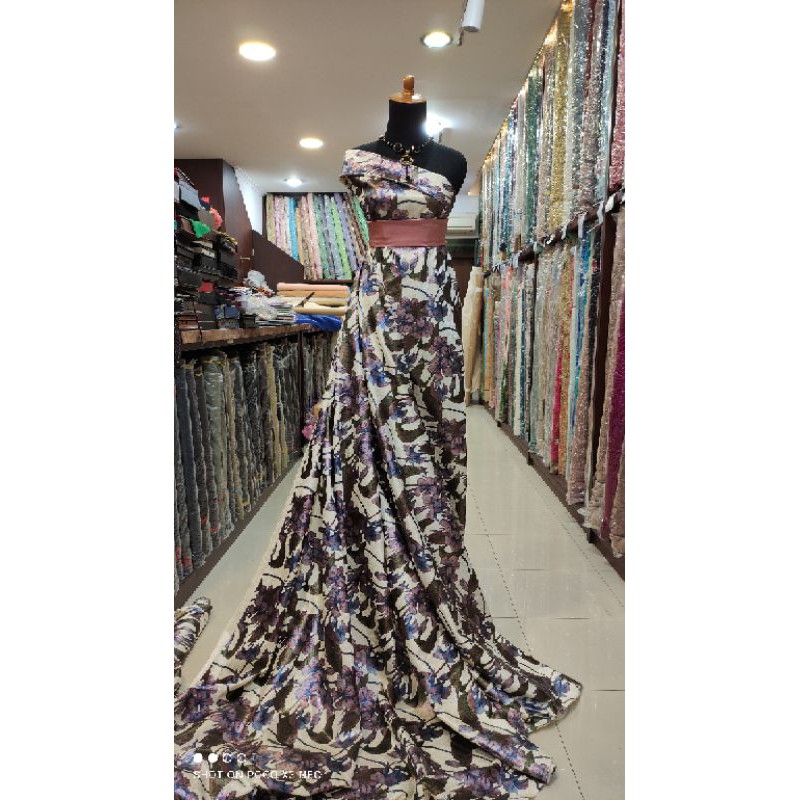 Jual Kain Jacquard Emboss Putih Dress | Shopee Indonesia