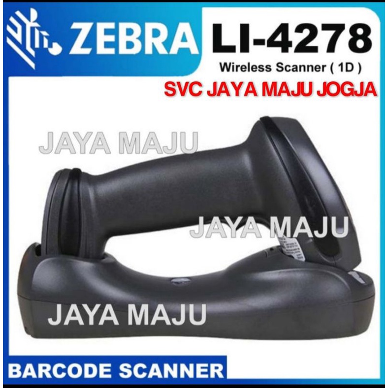 Jual ZEBRA LI 4278 1D BLUETOOTH USB WIRELESS TERMASUK BATERAI