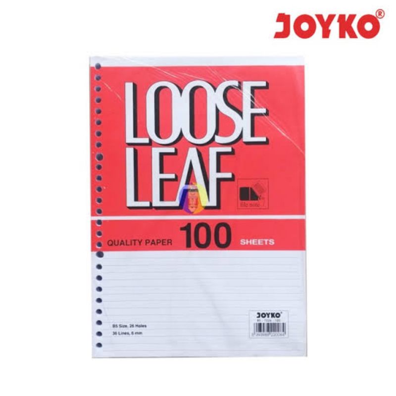 Jual Loose Leaf Joyko B5 100 Sheet | Shopee Indonesia