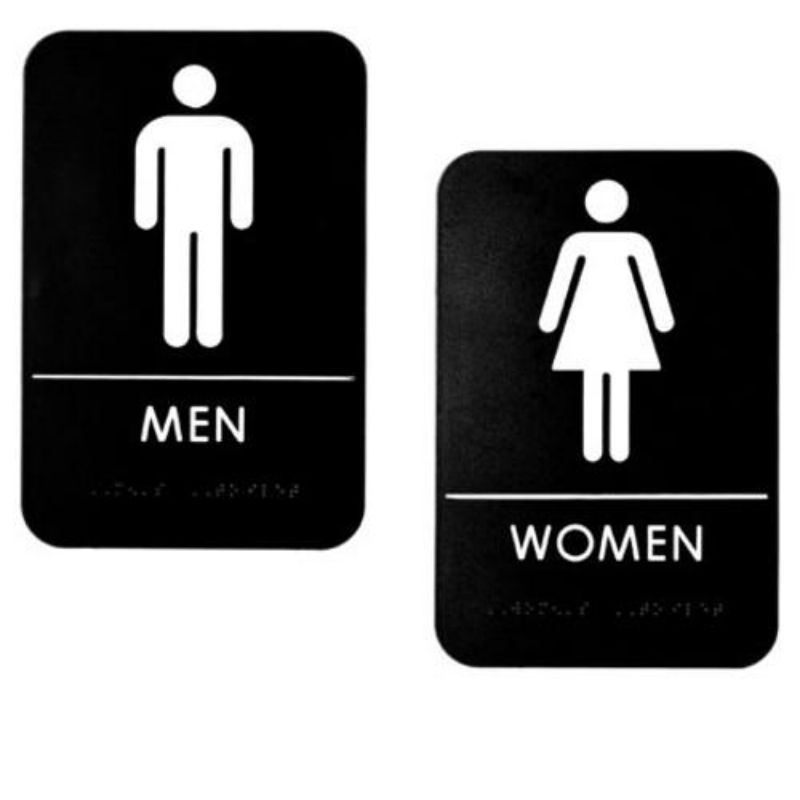Jual Full Akrilik Sign Tulisan Toilet Umum / Petunjuk Toilet / Toilet ...