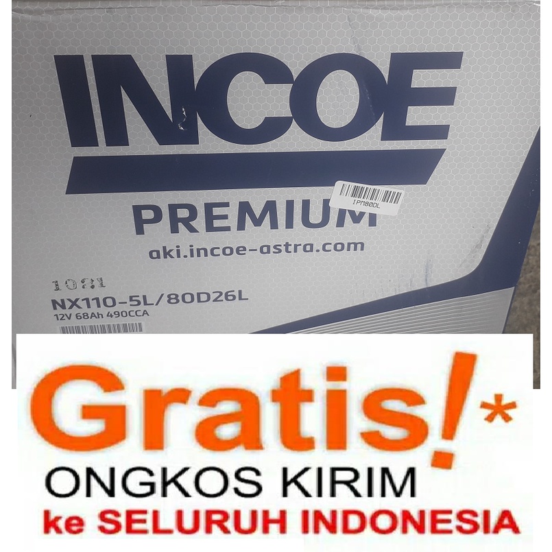 Jual aki innova diesel incoe premium 80d26l original (harga promo