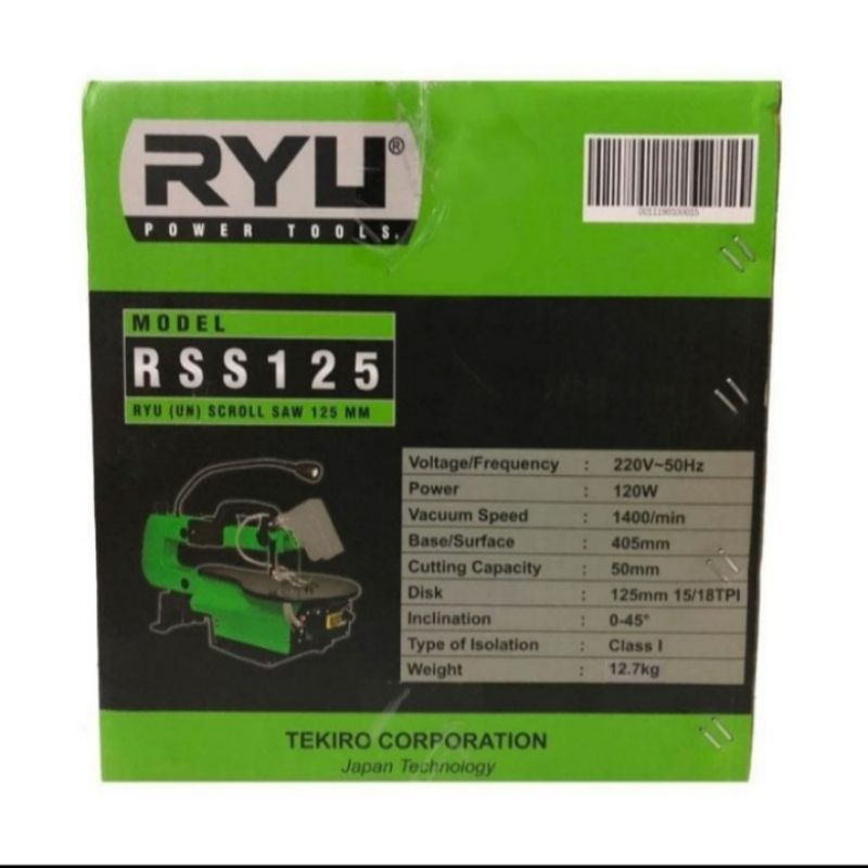 Jual Scroll Saw RYU RSS125 / Mesin Gergaji Kayu RYU | Shopee Indonesia