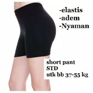 Jual Jabir Co Celana Leging Pendek Spandex Wanita Dewasa Sot Pinggang Elastis All Size Jumbo