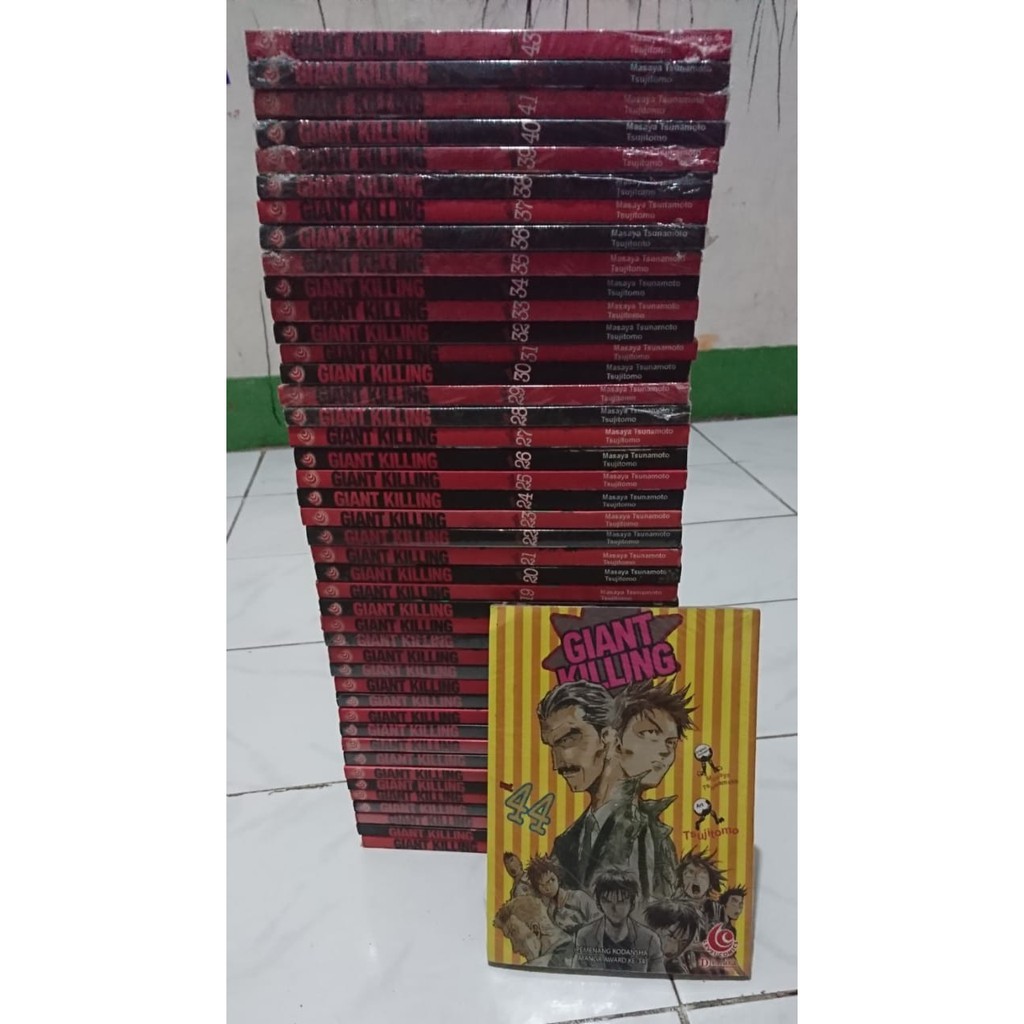 Komik Giant Killing 1-44 og set 2