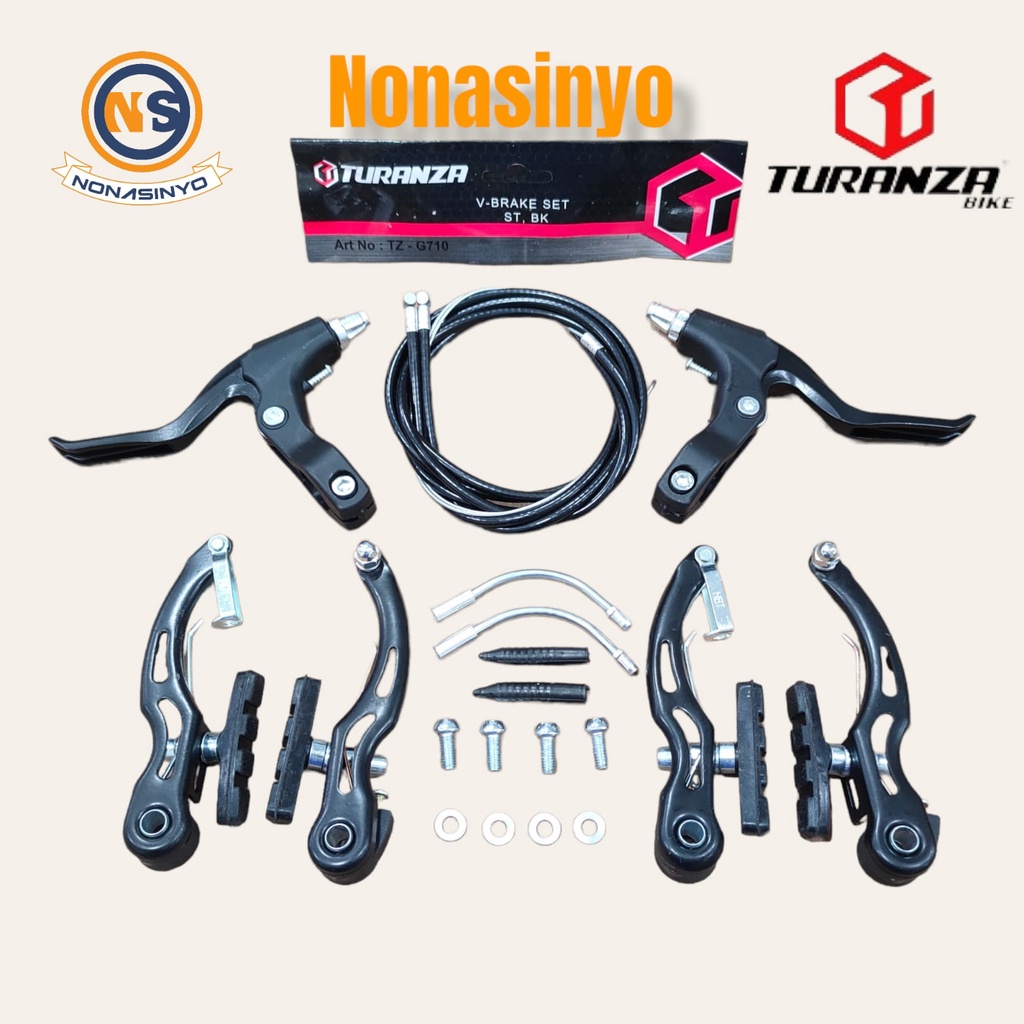 Jual Fullset Rem V Brake Set Turanza Rem Rem V Brake Sepeda Exotic Shopee Indonesia