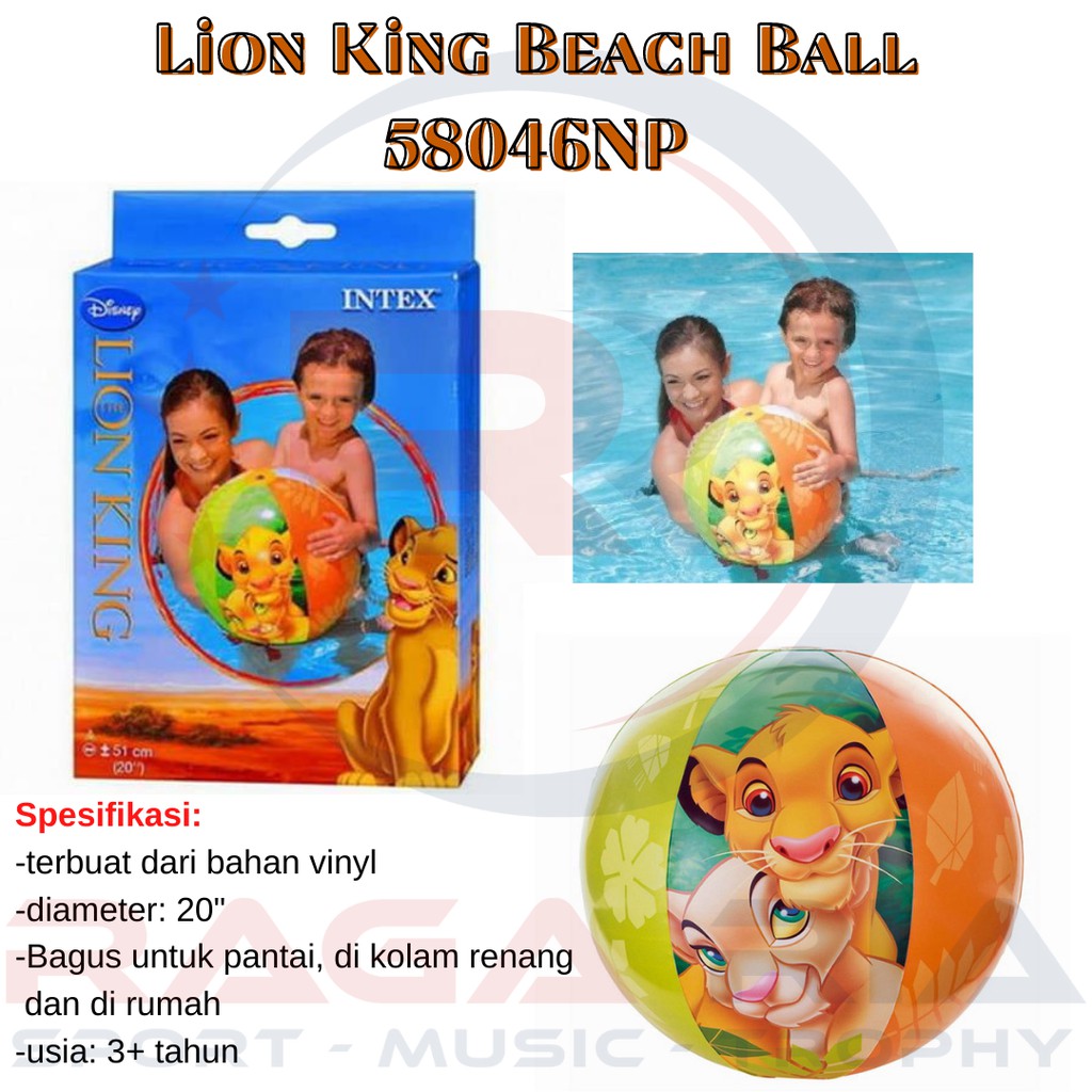 Lion king cheap beach ball