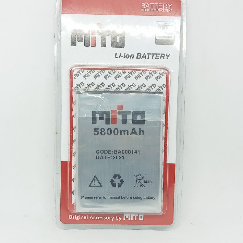 Jual Baterai For Mito Z1 Plus Ba000141 Double Power Battery Shopee