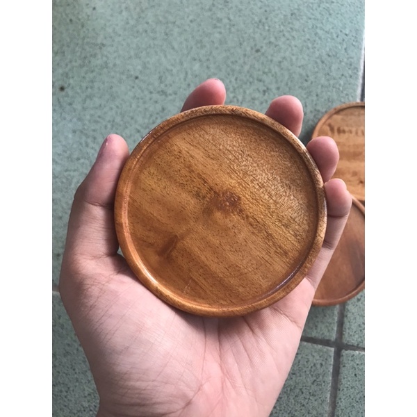 Jual Wooden Coaster Tatakan Gelas Shopee Indonesia 8521