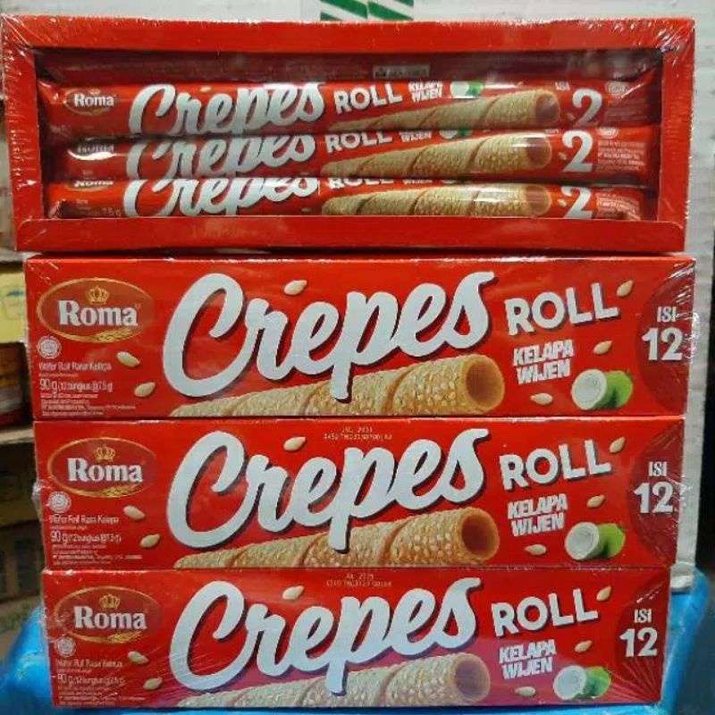 Jual roma crepes roll kelapa wijen | Shopee Indonesia