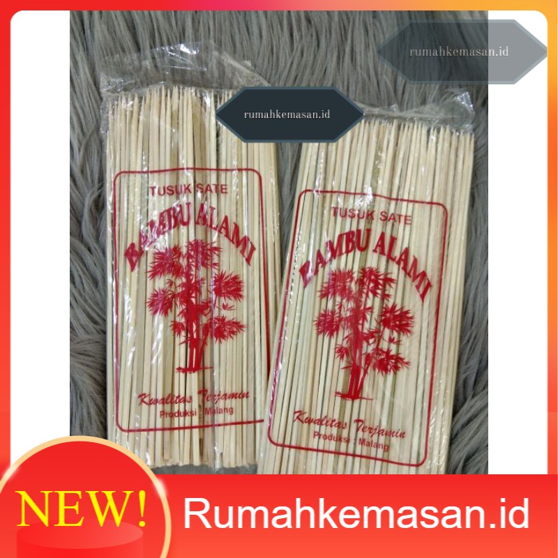 Jual Tusuk Sate Bambu Tusuk Sate Ayam Isi 200 Gram Jember Shopee