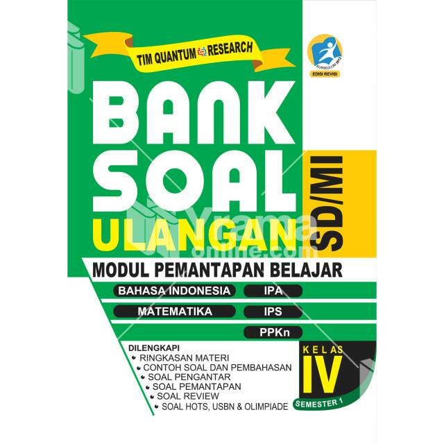 Jual BANK SOAL ULANGAN SD KELAS 4 SEMESTER 1 | Shopee Indonesia