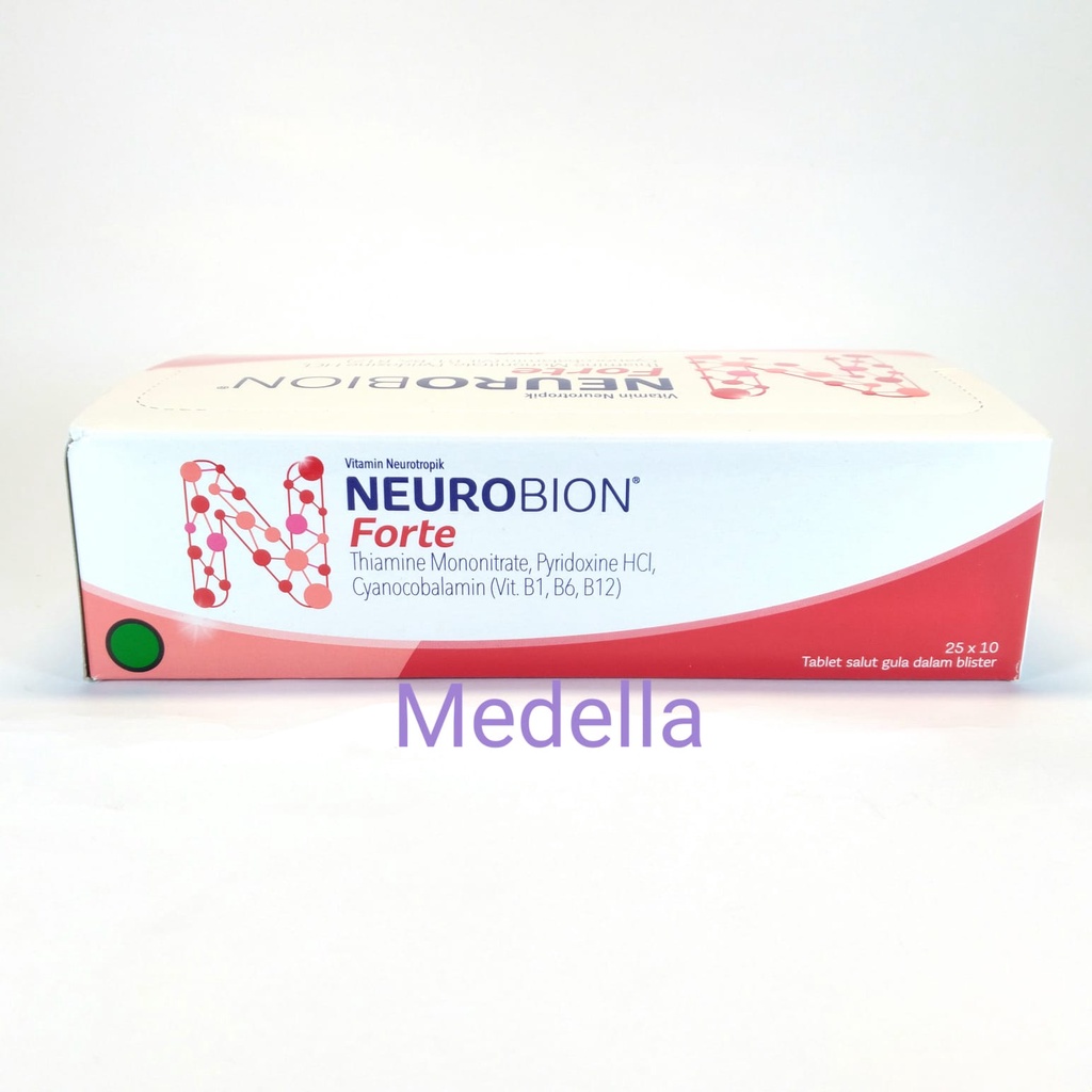 Jual Neurobion Forte Pink Box Isi 25 Strip X 10 Tablet | Shopee Indonesia