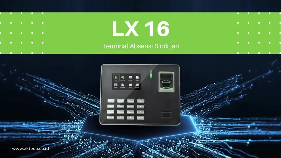 Jual [CLEARANCE SALE] ZKTeco Mesin Absen LX16 Fingerprint Mesin Absensi ...