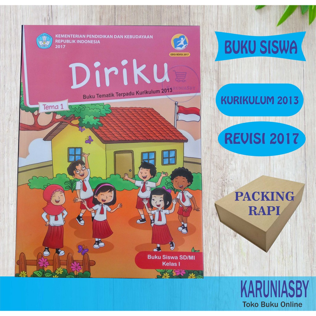 Jual Buku Tematik SD - Kelas 1 Tema 1 - Diriku - Revisi Terbaru ...