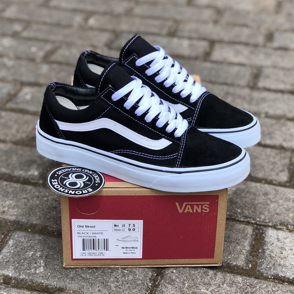 100 PREMIUM VANS OLDSKOOL BLACK WHITE