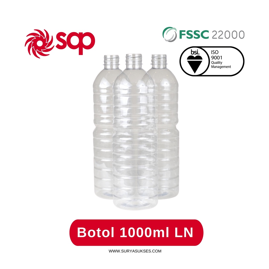 Jual Botol 1000 ml (27 gr) - 1 Polybag Isi 98 Pcs (GOJEK ONLY) | Shopee ...